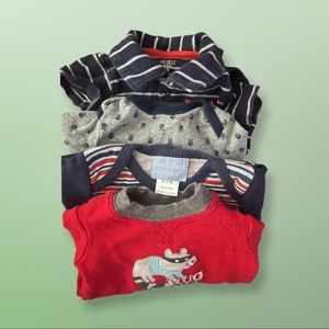Baby boy 3 month old onsies. Worn 1 time. Some carters some circo